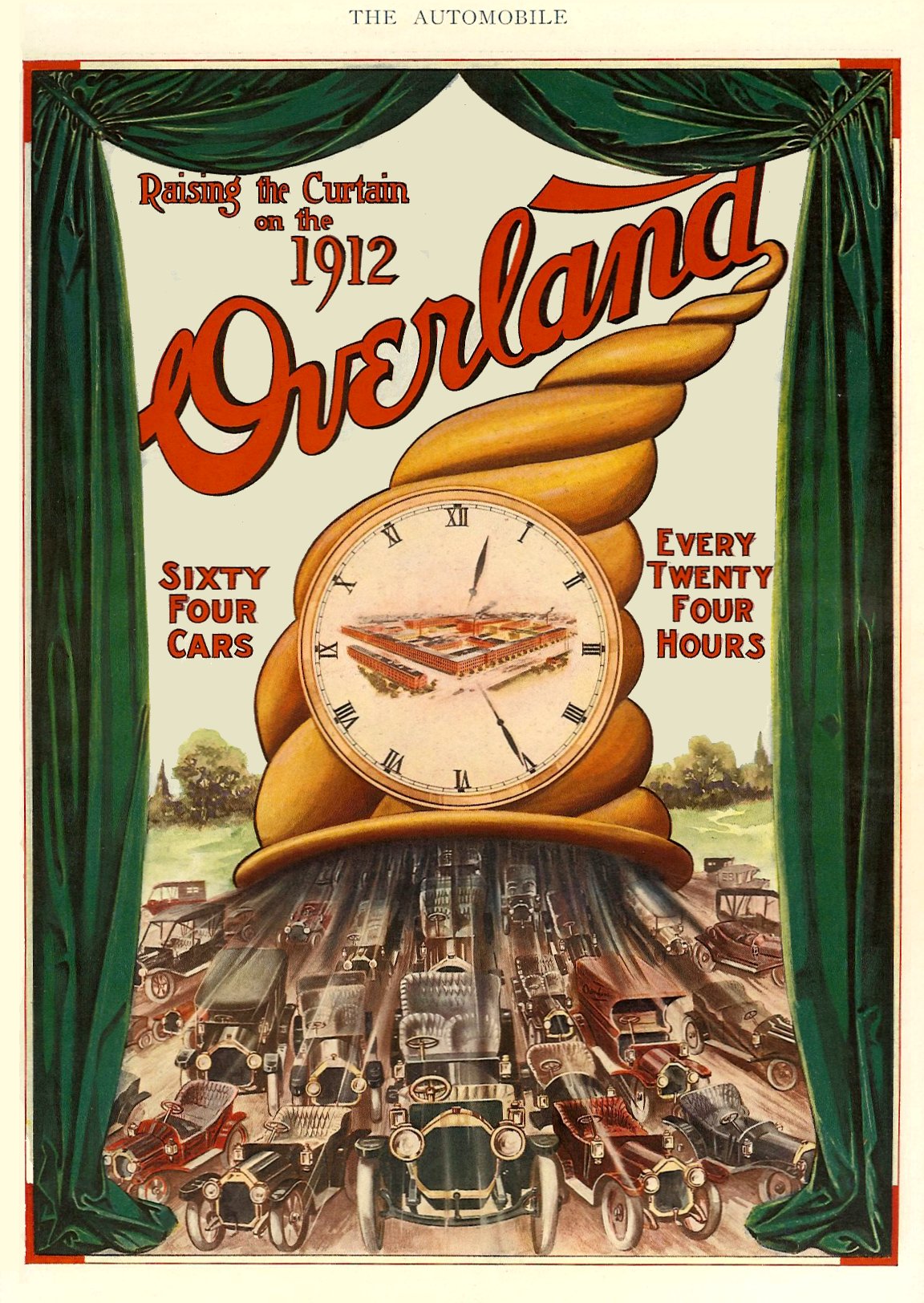1912 Overland Auto Advertising
